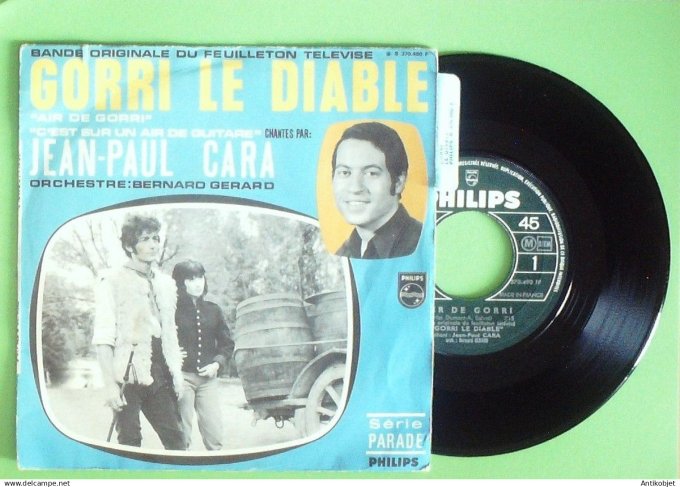 Gorri le diable Tv 45T SP Jean-Paul Gara (languette) 1968