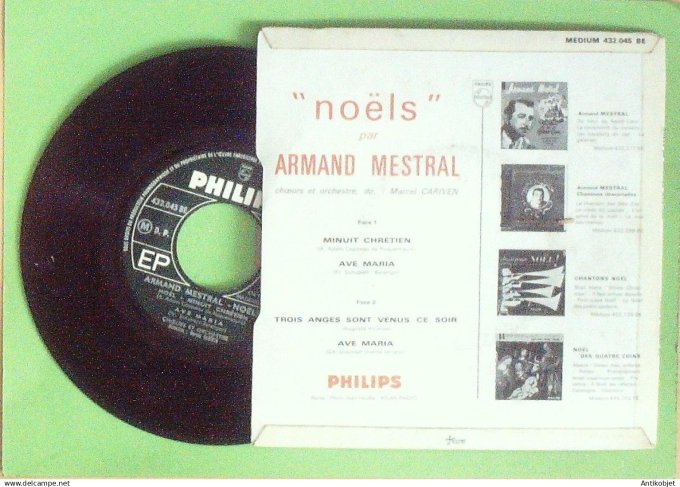 Mestral Armand 45T EP Minuit chrétien 1959