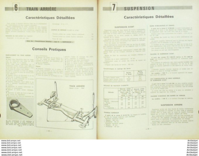 Revue Technique Automobile Simca 1100 Peugeot 504  #331