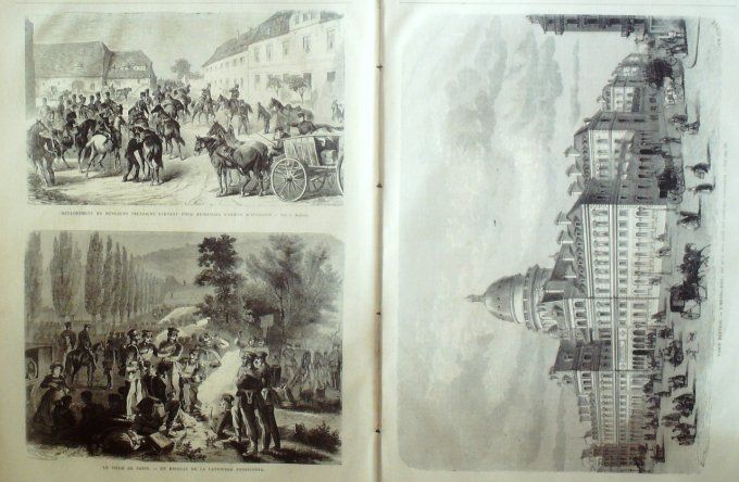 L'Univers illustré 1870 # 828 Conradde Hohenstaupen Hôtel Dieu Siège de Paris