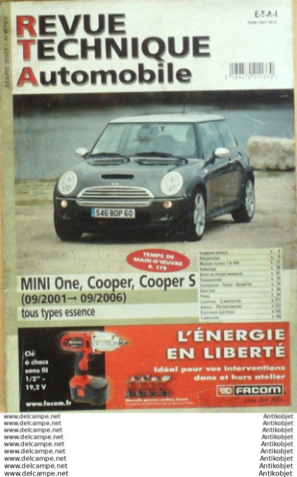 Revue Technique Automobile Austin mini Cooper 09/2001 Ã  09/2006  #703