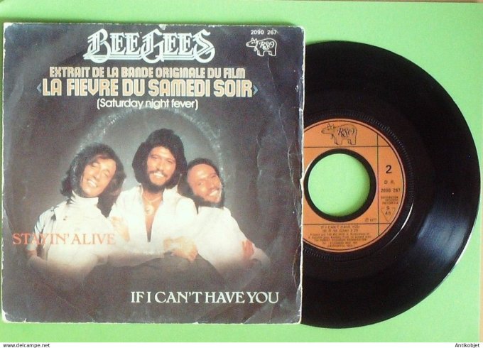 La fièvre du samedi soir Film 45T SP Bee Gees 1977