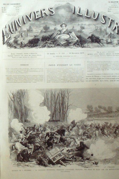 L'Univers illustré 1870 # 830 Ménilmontant Coblentz Ehrenbreistein (57) Joinville (94)