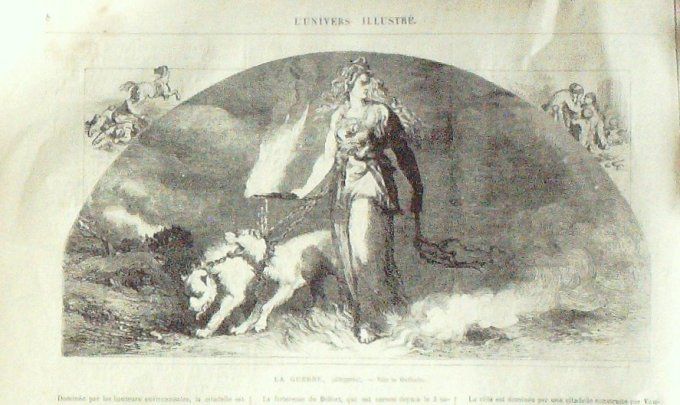 L'Univers illustré 1871 # 834 Spahis général Chanzy siège de Paris