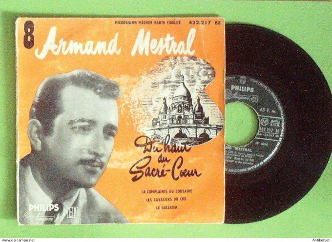 Mestral Armand 45T EP Du haut du cœur 1957