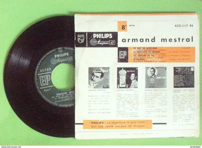 Mestral Armand 45T EP Du haut du cœur 1957