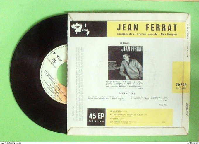 Ferrat Jean 45T EP La montagne 1964