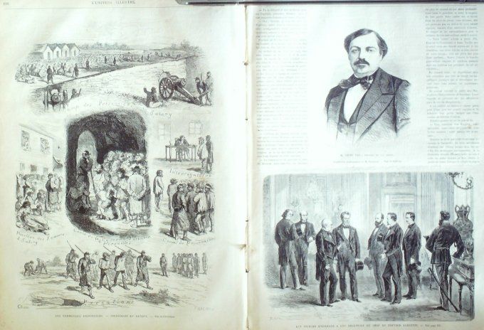 L'Univers illustré 1871 # 848 Etats-Unis Utah Ogden-Utah  Prince de Joinville, Duc d'Aumale