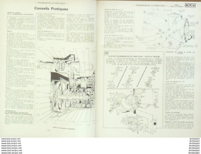 Revue Technique Automobile Talbot 1510 & Solara Datsun 100/120  1976  #404