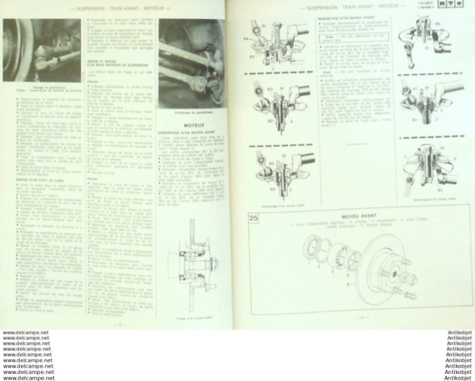 Revue Technique Automobile Talbot Samba Peugeot 305 Volkswagen Polo Audi 50  #422