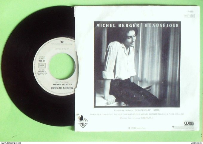 Berger Michel 45T SP Celui qui chante 1980