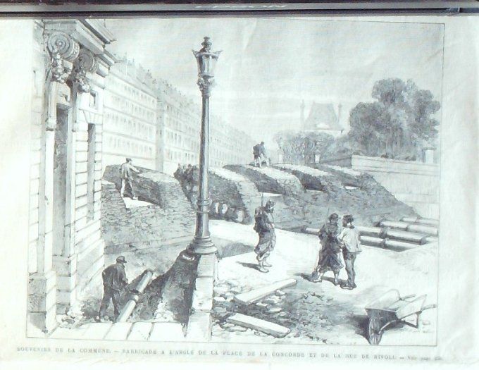 L'Univers illustré 1871 # 856 Versailles (78) Montmartre attentat Asnières (92)