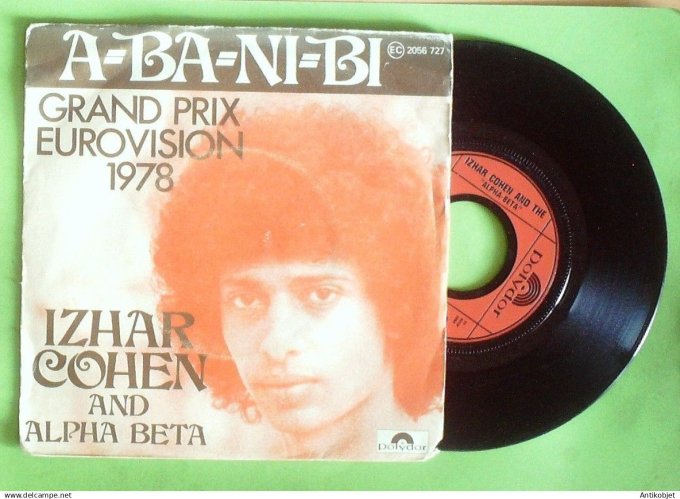 Cohen Izhar 45T SP A-ba-ni-bi 1978 eurovision