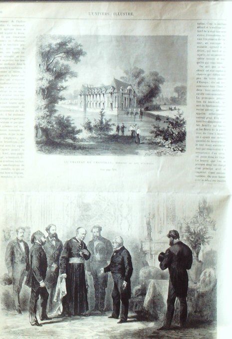 L'Univers illustré 1871 # 860 Versailles (78) Chantilly (60) Buttes-Chaumont Paris assiégé