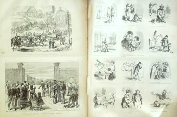 L'Univers illustré 1871 # 862 Italie Mont-Cenis Nogent (94) Versailles Satory (78)