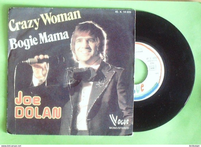 Dolan Joe 45T SP Crazy woman 1975