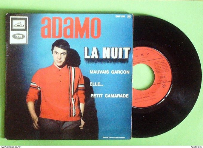 Adamo Salvatore 45T EP La nuit 1965