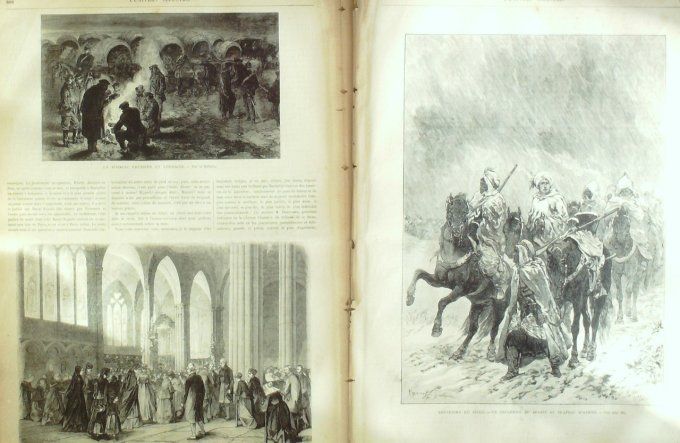 L'Univers illustré 1871 # 864 AlgérieAvron (Macon (71) Angleterre récolte bourbon Strasbourg (67)