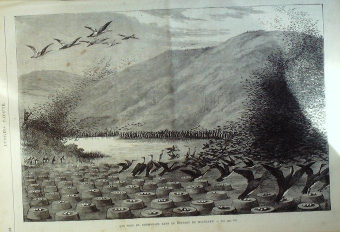 L'Univers illustré 1871 # 868 Etats-Unis Chicago Dijon (21) Le Bourget (93) Chili détroit Magellan