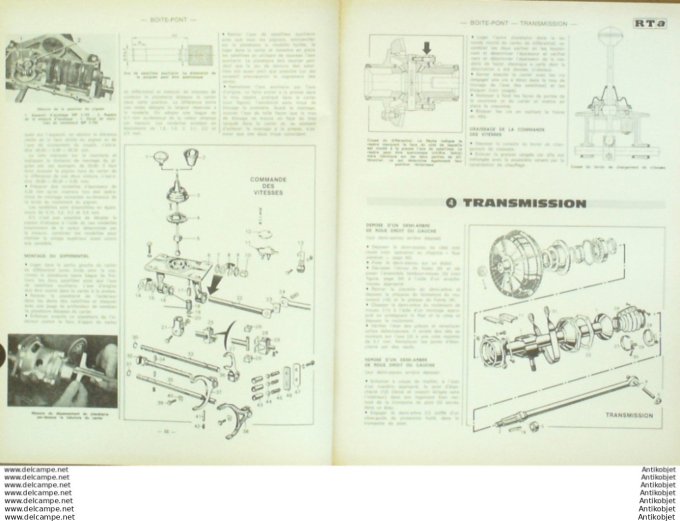 Revue Technique Automobile Skoda 1000 MB/1100/S100/110 Opel Kadett B  #329