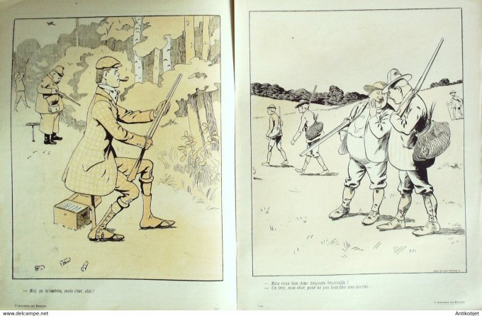 L'Assiette au beurre 1902 n° 86 Les Chasseurs De La Nezière