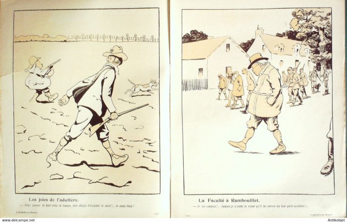 L'Assiette au beurre 1902 n° 86 Les Chasseurs De La Nezière