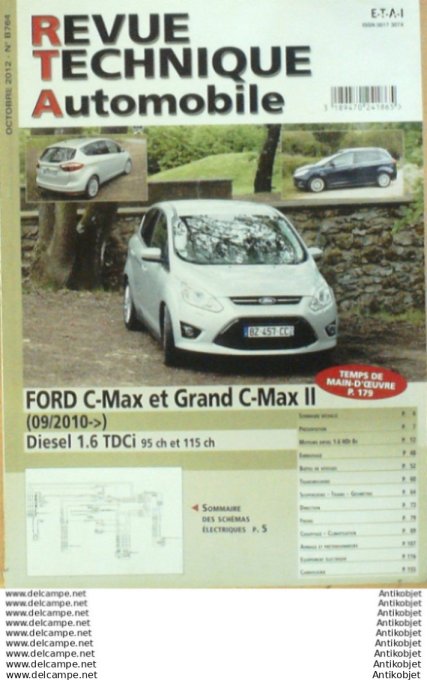 R.T Automobile Ford C Max II D 09/2010   # 764