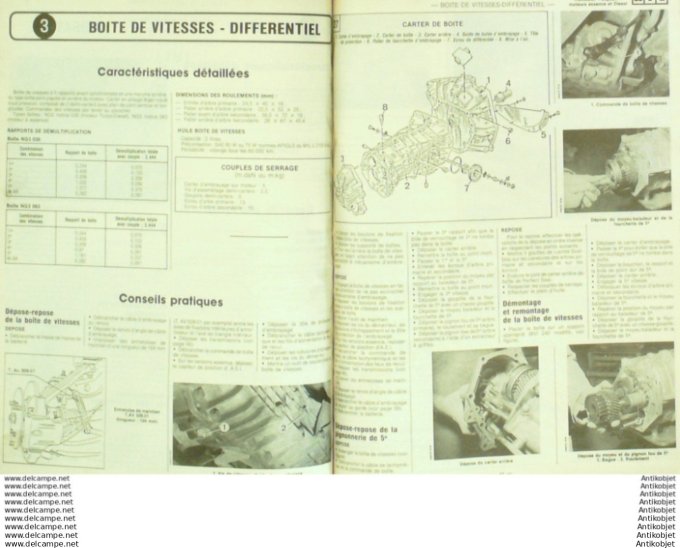 Revue Technique Automobile Renault Espace Peugeot 604  #484