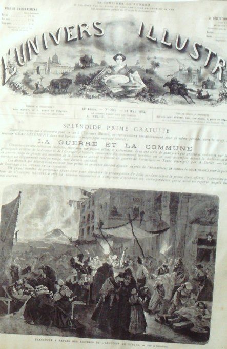 L'Univers illustré 1872 # 894 Nantes (44) Espagne Grenade Liverpool 