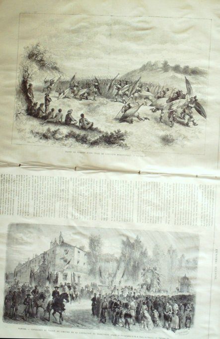 L'Univers illustré 1872 # 894 Nantes (44) Espagne Grenade Liverpool 