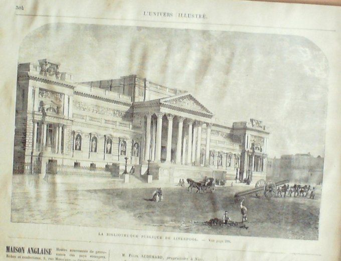 L'Univers illustré 1872 # 894 Nantes (44) Espagne Grenade Liverpool 