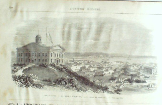 L'Univers illustré 1872 # 895 Italie Mont Cenis Doire Orléans (45) Lyon  Jérusalem Ségovie