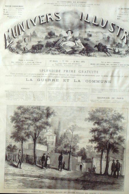 L'Univers illustré 1872 # 896 Espagne Atlanta Biscaye Suisse Genève Rome mont PalatinNvelle-Zélande