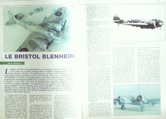 Histoire & Maquettisme 1989 # 8 Canon Leichte Feld-Haubitze Bristol Blenheim Tank Renault R35