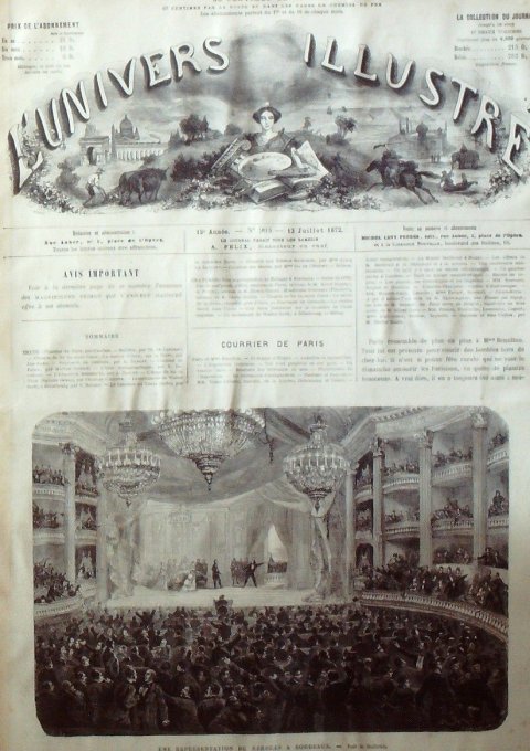 L'Univers illustré 1872 # 902 Suisse Mont Cervin Vendôme (41)Pompe à pistons