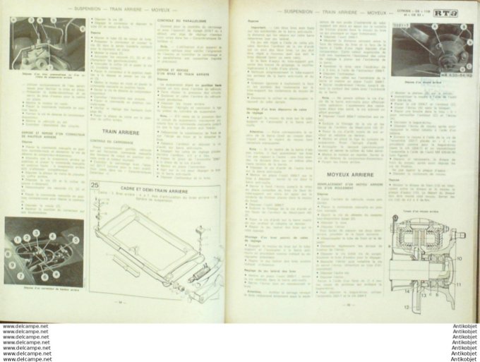 Revue Technique Automobile Volkswagen Golf Scirocco 1977 Citroën Gs 1130 Gs  #389