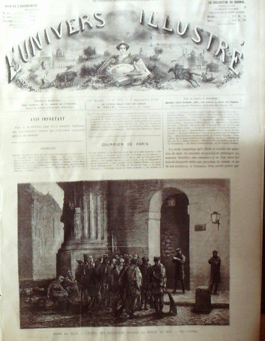 L'Univers illustré 1872 # 911 Zanzibar marché d'esclaves Trouville (14) Suisse Lausanne 