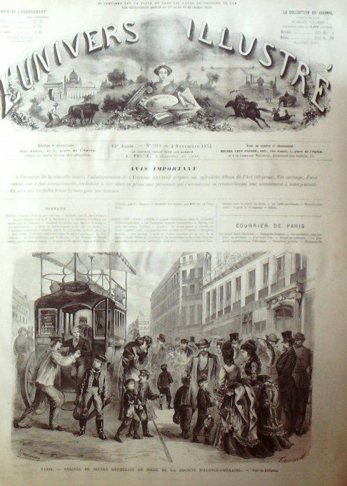 L'Univers illustré 1872 # 919 Arles (23) Chatou (92) Nvelle-Zélande Wanganui Grèce Athènes