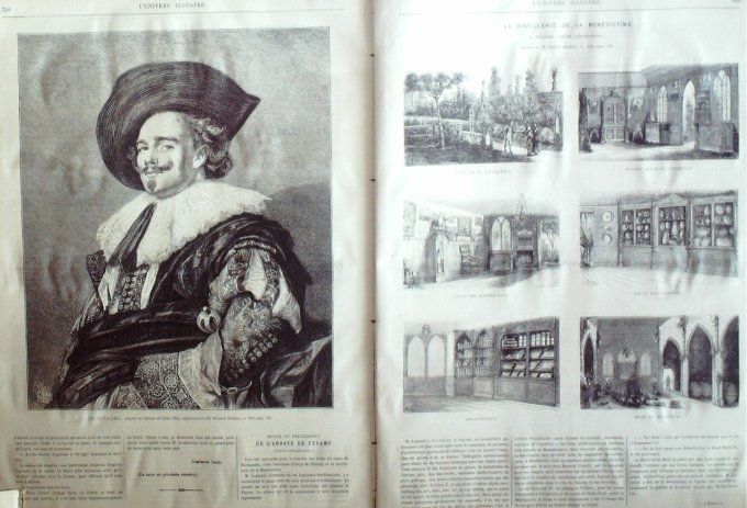 L'Univers illustré 1872 # 922 Usa Boston Coulmiers (45) Epieds (28) Bénédictine distillerie