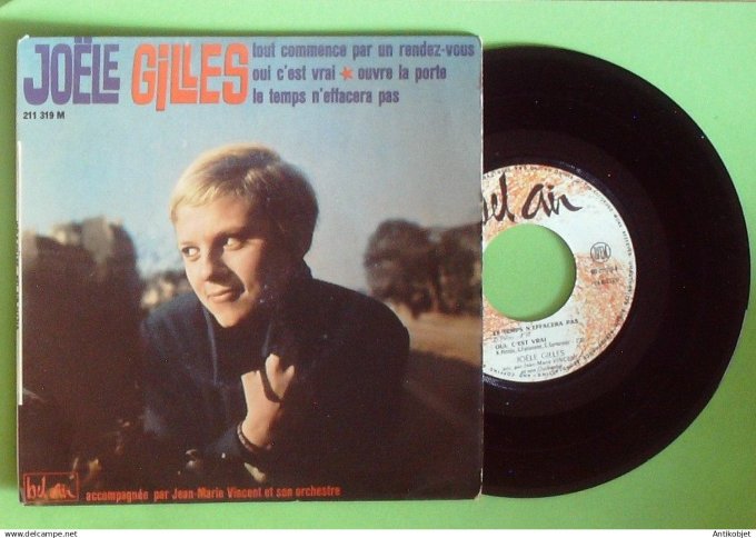 Joêle Gilles 45T EP Ouvre la porte 1965