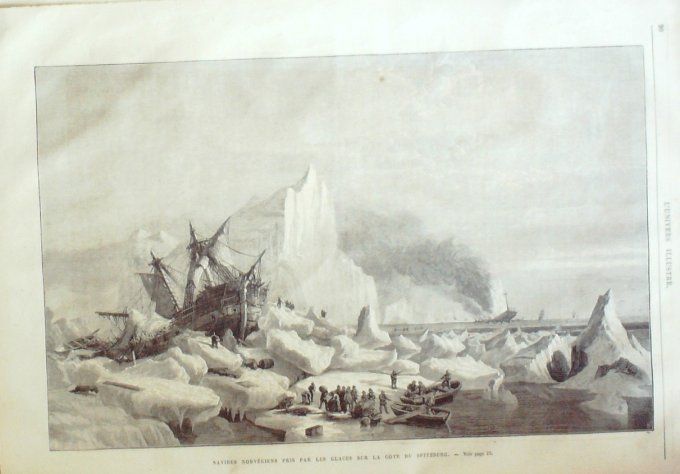 L'Univers illustré 1873 # 929 Norvège côte Spitzerg New-York Walter Scott Chine Pékin Inde Quinquina