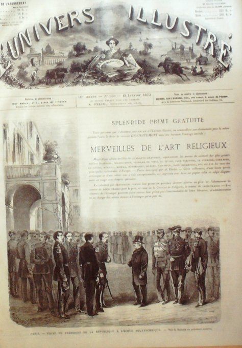 L'Univers illustré 1873 # 930 Greenwich vaisseau hôpital Chine métiers vie active 