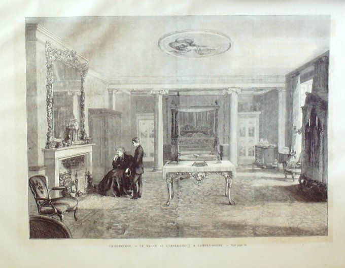 L'Univers illustré 1873 # 931 Danemark côte Falster  & Seeland Chireshurst Napoléon III Chine Pékin 