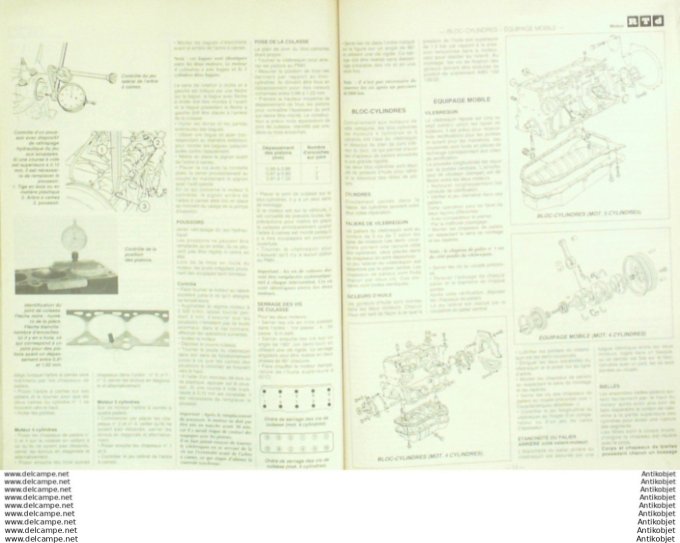 Revue Technique Automobile Volkswagen Transporter Mercedez Benz Om 601 940  #182