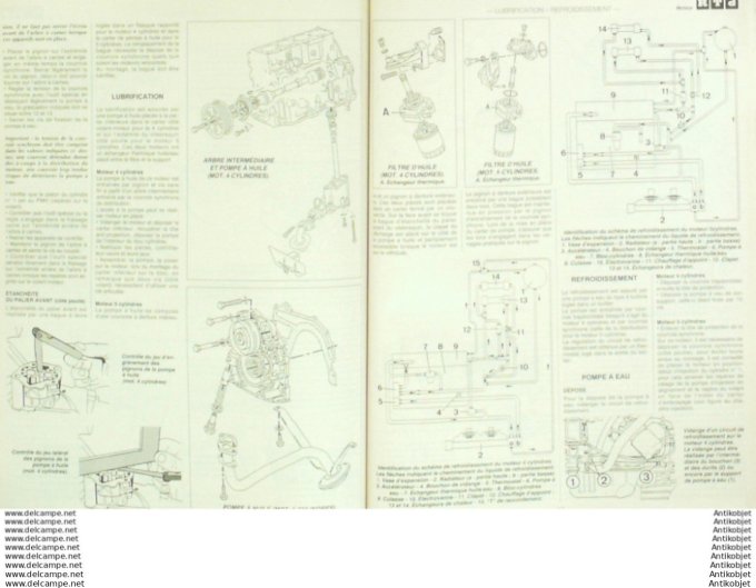 Revue Technique Automobile Volkswagen Transporter Mercedez Benz Om 601 940  #182