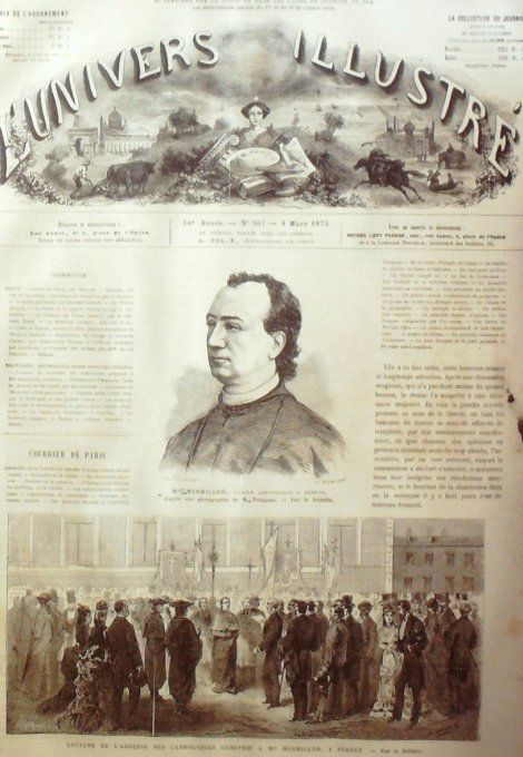 L'Univers illustré 1873 # 937 Bruxelles monuments Londres parlement Chine coiffes 