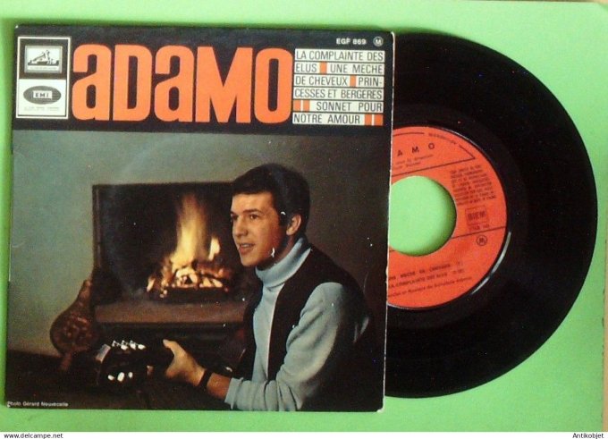 Adamo Salvatore 45T EP Une mèche de cheveux  1966