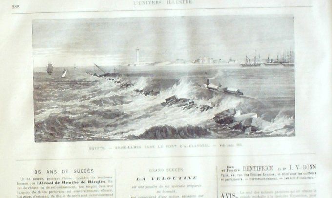 L'Univers illustré 1873 # 945 Madrid Carlistes Vienne Florence fleuriste Egypte Alexandrie