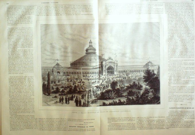 L'Univers illustré 1873 # 945 Madrid Carlistes Vienne Florence fleuriste Egypte Alexandrie