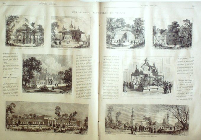 L'Univers illustré 1873 # 947 Ouzbékistan Khiva Usa Mauna Loa éruption Vienne  Rochecordon (37)